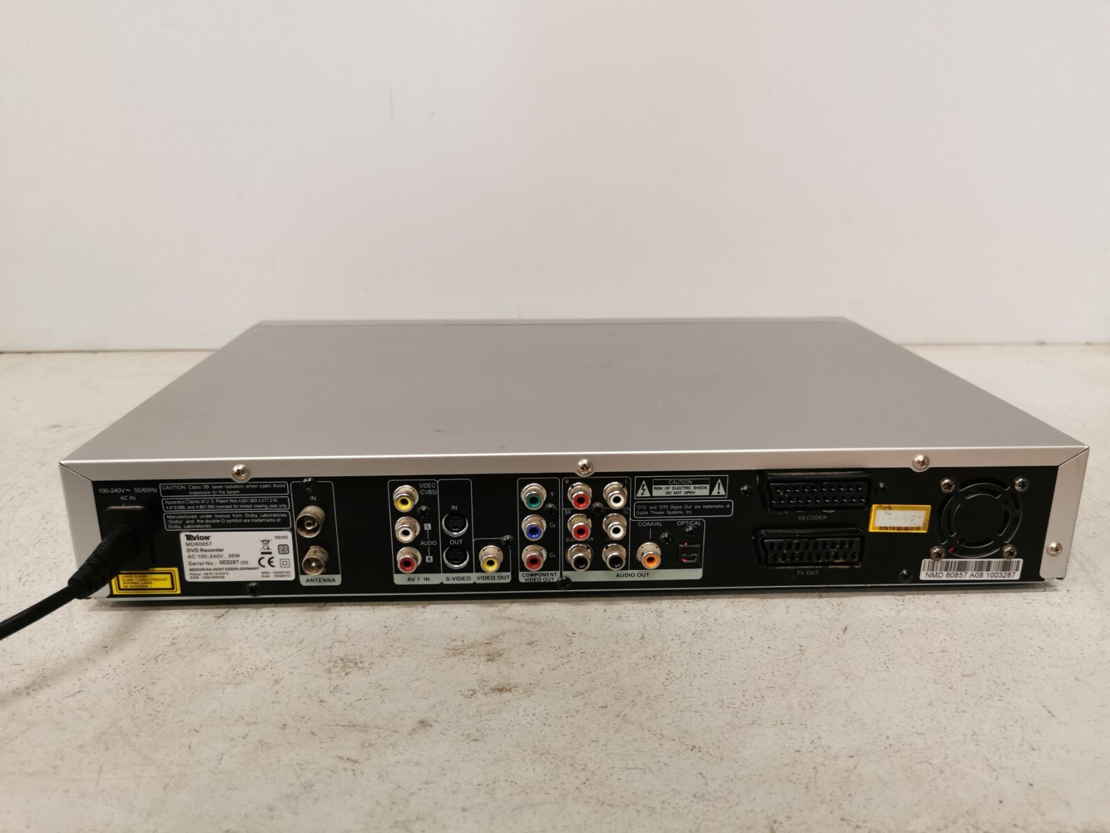 Tevion 160GB HDD/DVD Recorder Model MD80857 eBay