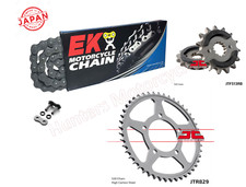 Suzuki GSX600F EK Japanese X-Ring Chain and JT Quiet Sprocket Kit 98 to 06