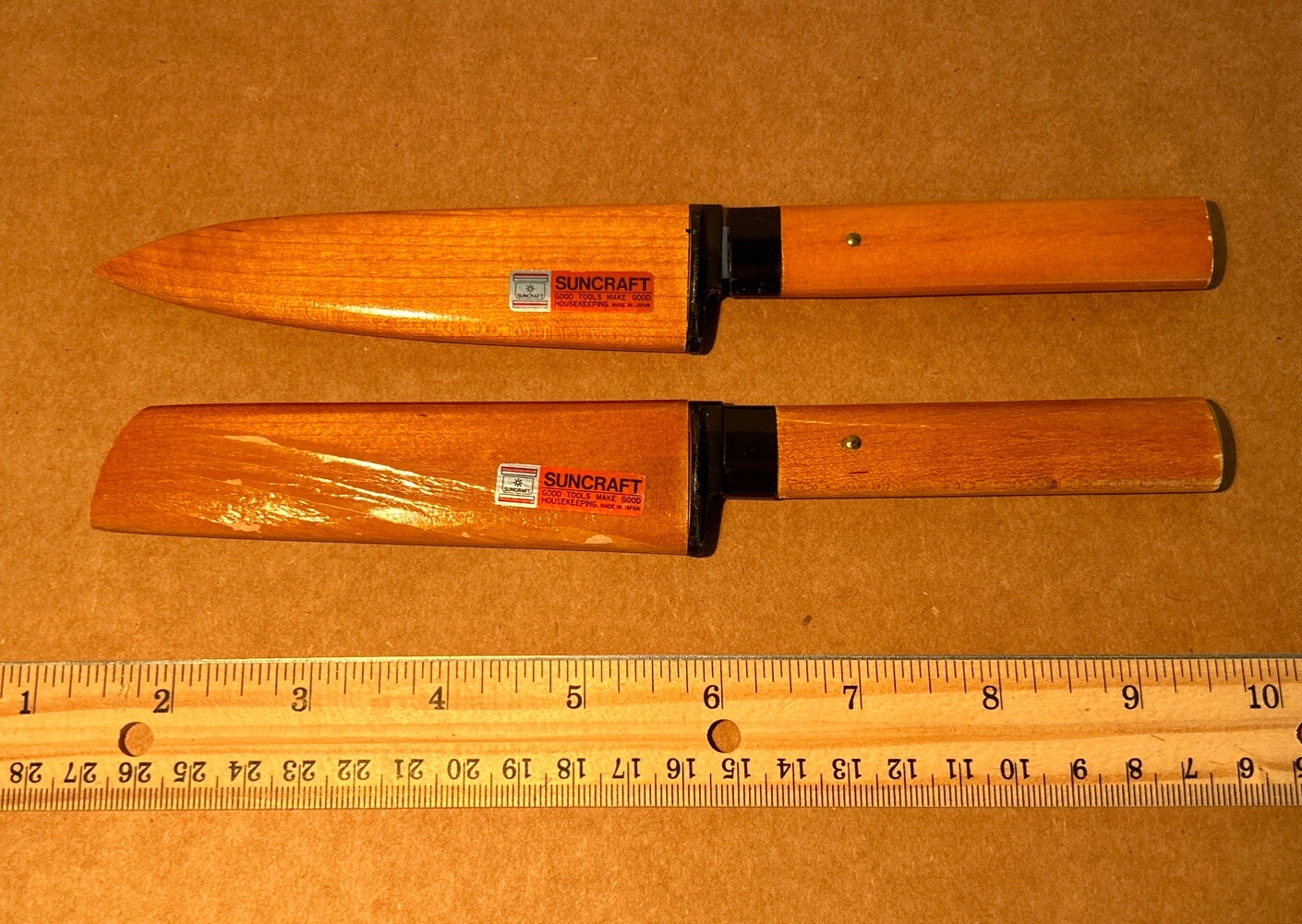 Suncraft Japanese Stainless Steel Kitchen Fruit Paring Knife Set