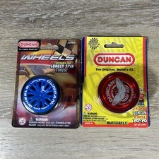 LOT of 2 - Duncan Yo Yo Red Classic Butterfly Blue Wheels Transaxle NEW
