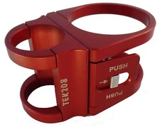 TEK208 Quick Release Fire extinguisher 1.75" Roll Bar mount (Red Anodized)