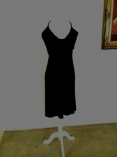 Womens black evening dress