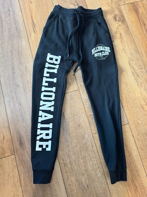 BILLIONAIRE BOYS CLUB MEN S BLACK SKINNY SWEATANTS Men s Med NWOT-Prewashed