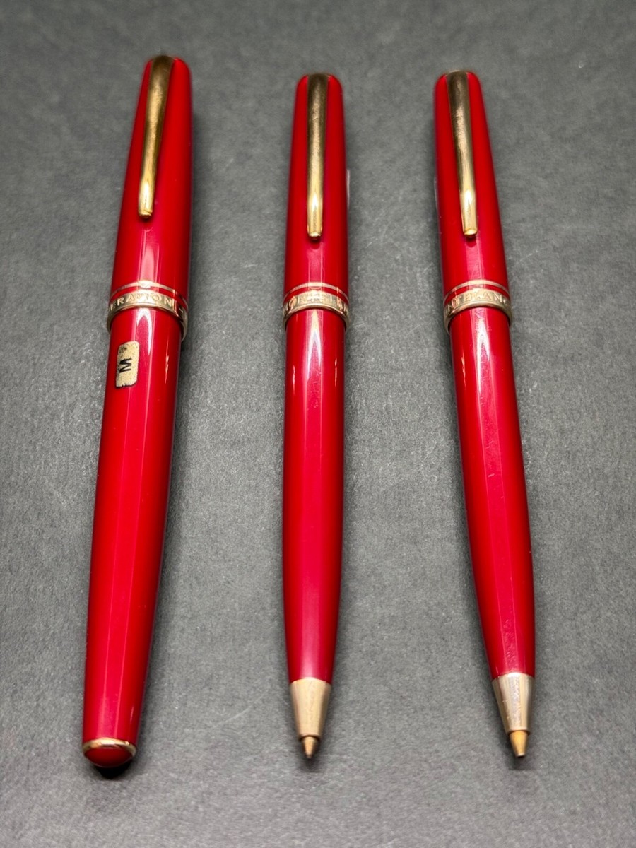 MONTBLANC GENERATION Red GT Vintage 14K-FP & Twist-BP & 0.7mm