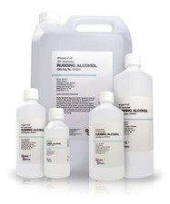 Rubbing Alcohol Anti Septic 70% IPA Solution 250ml, 500ml,  1L, 2L, 5x1L