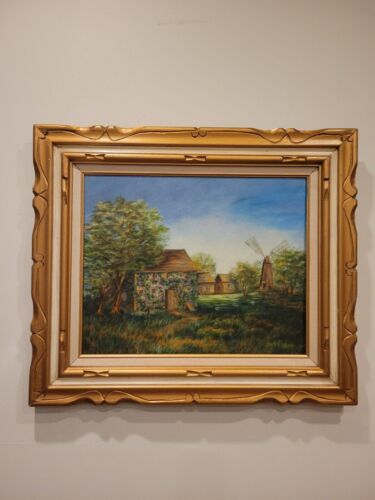 Dipinto olio su tela vintage. Di Artista Jean B. Egan - Foto 2 di 9