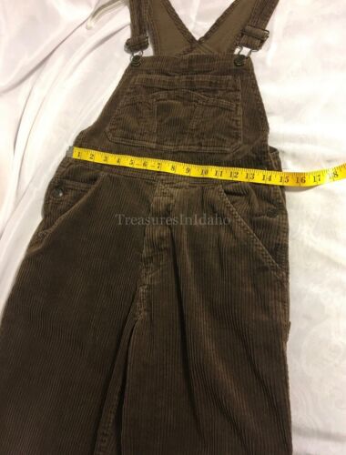Vintage GAP Corduroy Overalls Carpenter Brown Pants (Age 9 - 10 ) Unisex - Picture 4 of 14