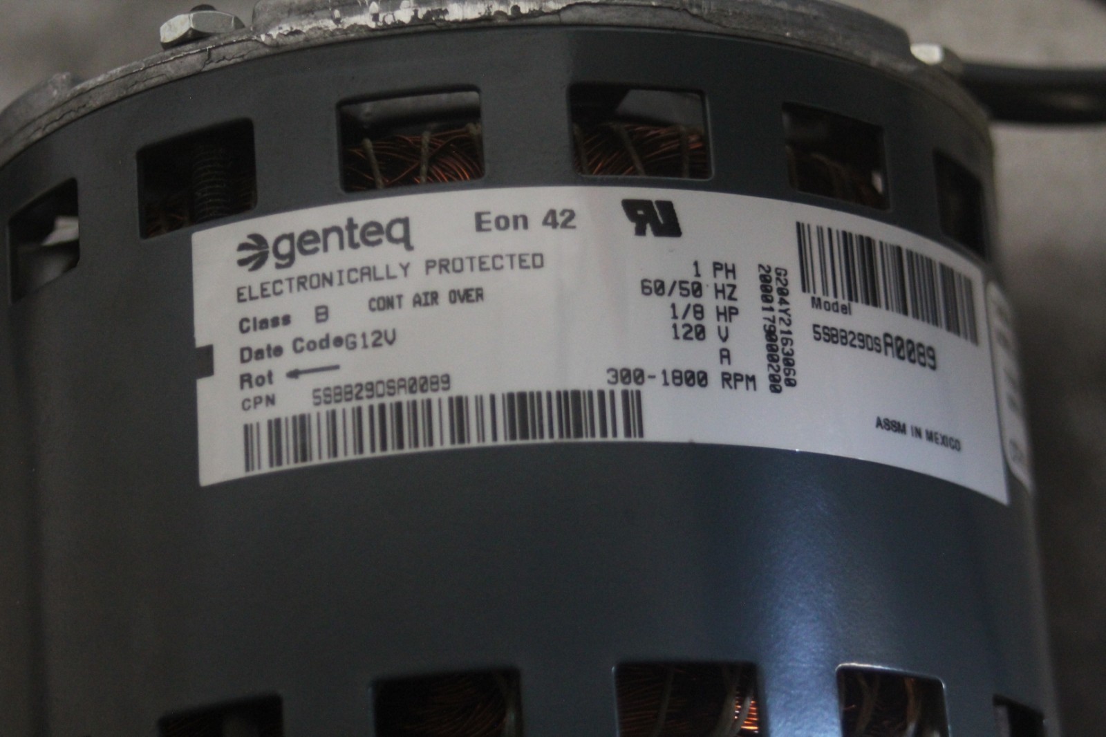 Genteq Motor Eon 42 5S8829OSA0089 eBay