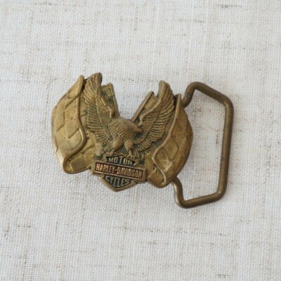 ⭐︎BARON BUCKLEバックル⭐︎ Vintage 1970's Baron Buckle BBB Belt Buckle Solid Brass 6139 Skull