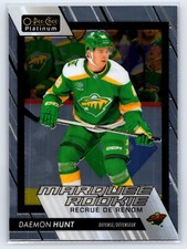 2023-24 O-Pee-Chee OPC Platinum Marquee Rookie RC 266 Daemon Hunt Wild