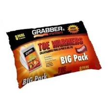 NEW GRABBER TWES8 FRESH BIG PACK 8 PAIRS FRESH TOE WARMERS GREAT SALE PRICE