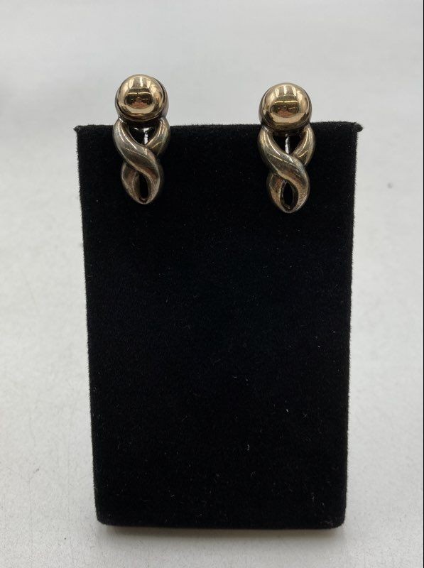 925 Sterling Silver Dangle/Drop Earrings 25.60 Grams Lot Of 4