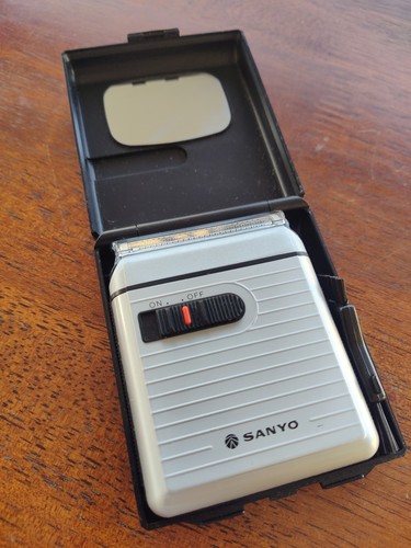 Sanyo Battery Shaver SV-M730 In Case Travel Portable Size Japan  - Picture 4 of 13