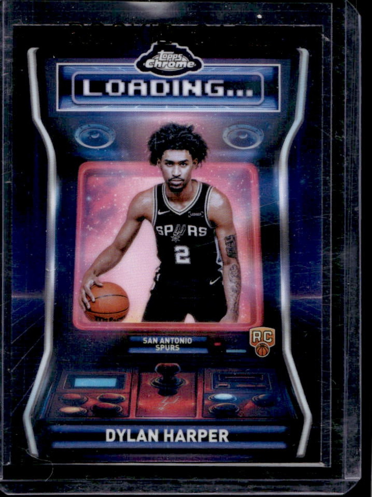 2025-26 Topps Chrome Dylan Harper Loading RC Rookie #LD-12 Spurs