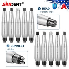 Dental Hygiene Prophy Handpiece Air Motor 4Holes Straight Nose Cone 360  Rotable