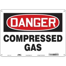 Condor 471P45 Safety Sign, 10 In Height, 14 In Width, Aluminum, Horizontal
