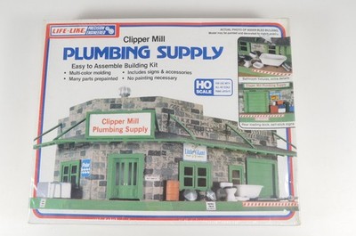 Life-Like HO Clipper Mill Plumbing Supply Kit - 1357 - Sealed