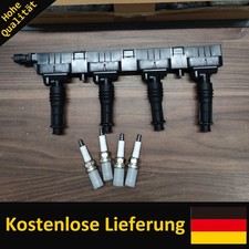 ZÜNDSPULE + 4x ZÜNDKERZE FÜR OPEL AGILA ASTRA CORSA X01 S07 MERIVA TIGRA 1.2 1.4