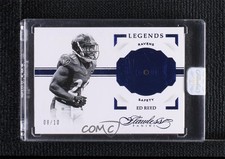 2016 Panini Flawless Legends Sapphire 8/10 Ed Reed #101 HOF lz7