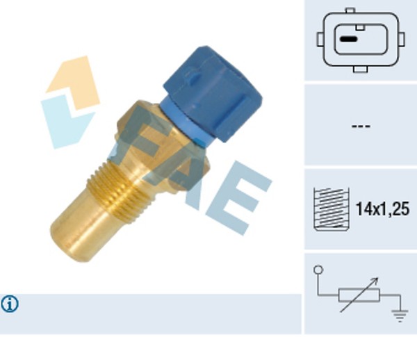 KüHlmittel Wasser Temperatur Sensor FAE 32295 FüR Peugeot 406 8E Xantia CitroËN-image