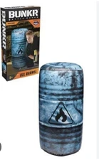 BUNKR Battle Zones Inflatable Oil Barrel No Box For Nerf Paintball Obstacle