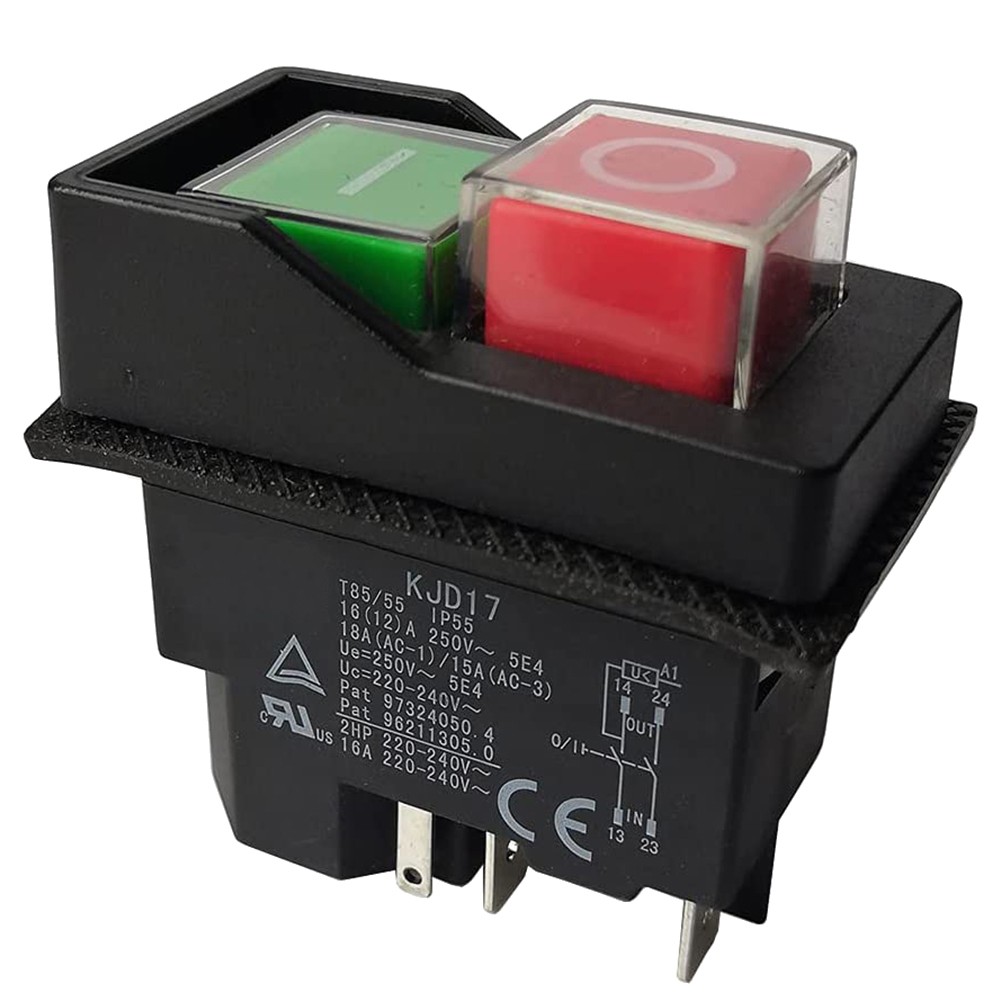 Electromagnetic Switches Pushbutton Switches for Garden Tools KJD17 220V 56096