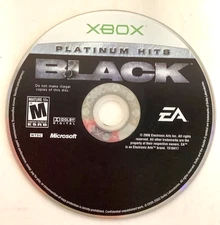 Black Microsoft Original Xbox Platinum Hits 2006 EA Video Game DISC ONLY fps