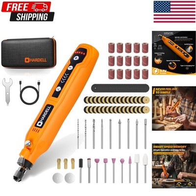 Mini Cordless Rotary Tool Kit with USB-C Battery & 5 Accessories