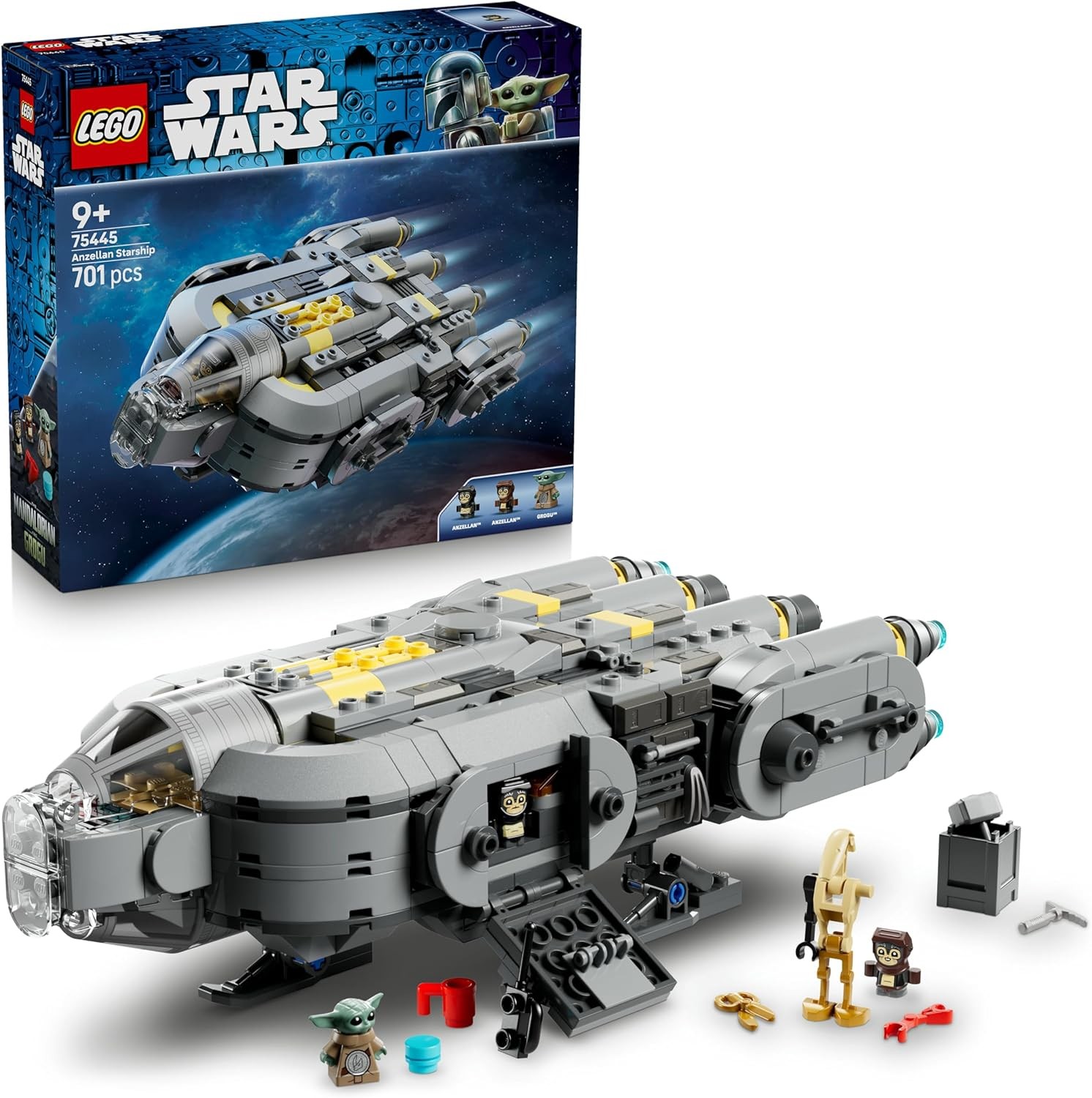 Lego Unisex Set Di Costruzioni Star Wars Astronave Anzellan 75445 - Immagine 8