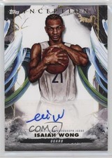 2024-25 Topps Inception Auto Isaiah Wong #AC-IW Auto 1e1c