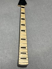 Black head jazz bass 20frets gloss Maple guitar neck 34inch Black block binding