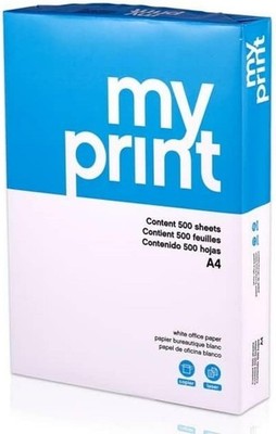 Vielseitiges A4 Kopierpapier, 75 g/m², glatte Oberfläche, 500 Blatt - umweltfreundliche Option