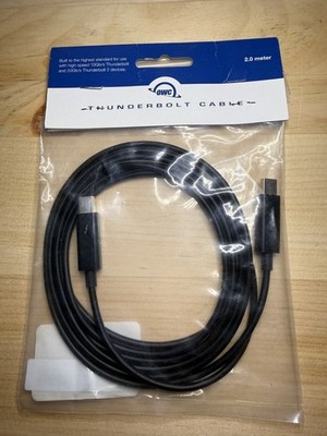 New  - OWC Thunderbolt Cable 2.0 Meter