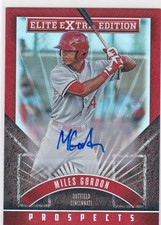 2015 Panini Elite Extra Edition #116  Miles Gordon AUTOGRAPH R/C