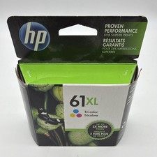 Genuine HP 61XL Tri-Color High Yield Ink Cartridge CH564WN Exp 2017