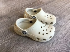 Crocs Youth Kids Classic Clog Bone 206990 Kids Baby C8 Toddler Slip On