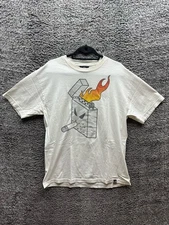 Kozik x Kidrobot Howie Graphic Crew Neck T Shirt White Mens Size L