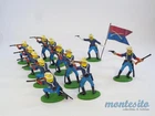 BRITAINS HERALD DSG * DISMOUNTED 7th U.S. CAVALRY SHOOTING LINE * 12 FIGURES