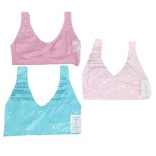 NWT RHONDA SHEAR 3 PACK AHH BRA: PINK, TEAL, LAVENDER SZ 2X
