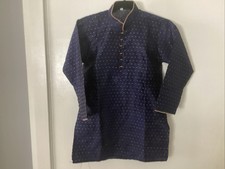 Ethnic Wear Kids Size 6 Kurta Royal Blue Top