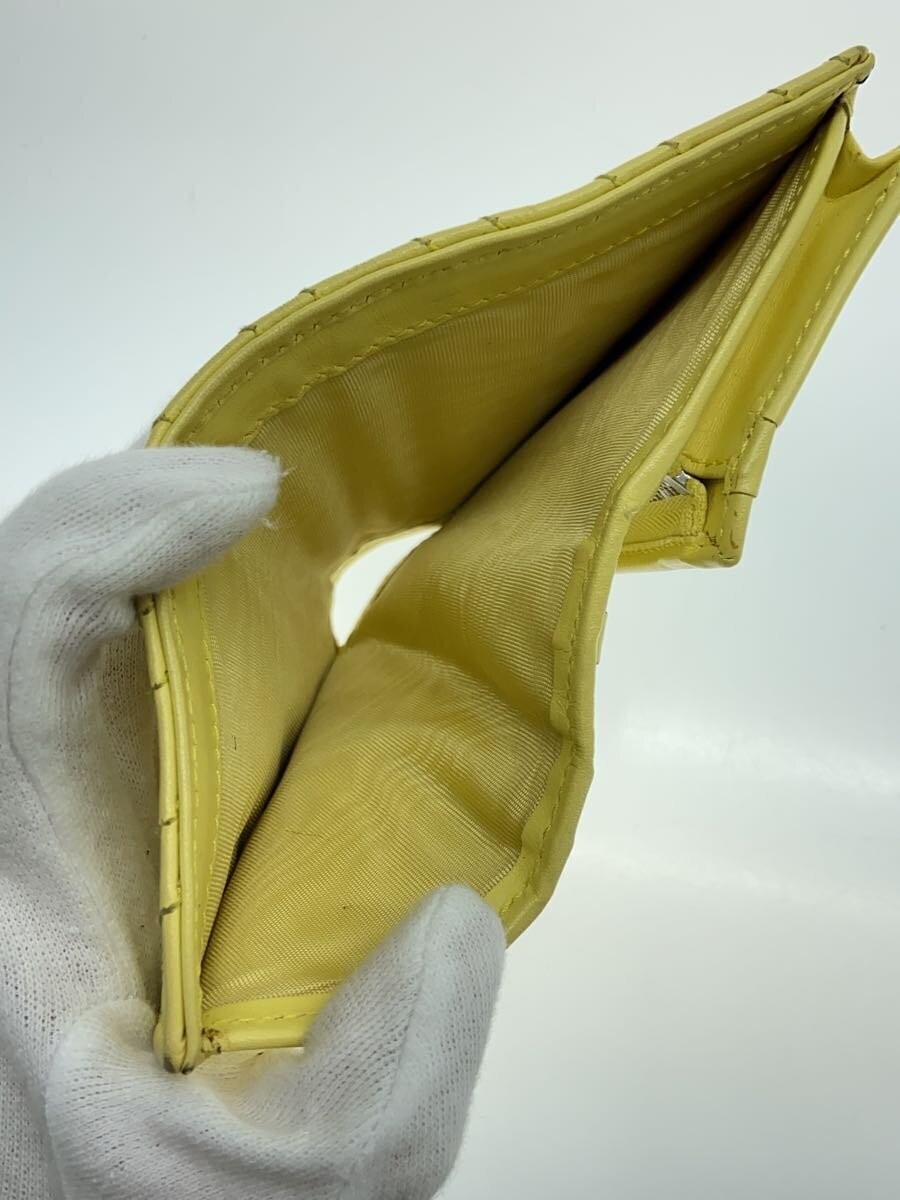 GUCCI Bifold wallet leather yellow women s 625693 chain missing From Japan thumbnail 6