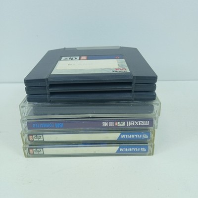 IOMEGA ZIP 100 DRIVE DISC LOT OF 7