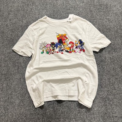 Old Navy Sonics T-shirt women's L Y2K White Grunge Character T 90s nwt