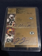 2009 SPx Super Scripts Duals 48/50 David Clowney James Jones #D-CJ Auto 0v1