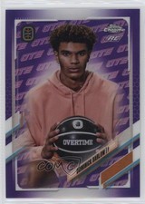 2021 Chrome OTE Overtime Elite Purple & Pink Refractor /299 Dominick Barlow 15wb