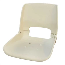 Tempress Boat Folding Seat Shell 46061 | 5 x 5 Off White Plastic