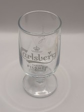 Carlsberg Dänisches Pilsner Halbes Pint Glas Kelch Stiel Kneipe Bargeschirr