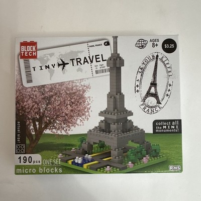 Block Tech Tiny Travel Eiffel Tower Micro Blocks 190 pcs BT0007