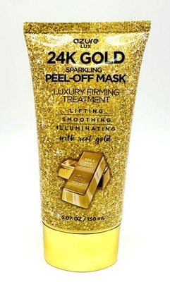 AZURE LUX 24K Gold Sparkling Peel-off Face Mask- anti Aging, 5.07oz