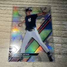 2017 Topps High Tek Derek Jeter Pattern Camo Stripes Ny Yankees